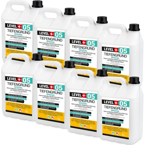 LEVEL+ Tiefengrund Spezial mit Kaliwasserglas Silikat L+05 - 40L