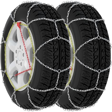 Schneeketten für Autoreifen 2 Stk. 16 mm SUV 4x4 Größe 400