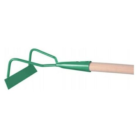 Herramienta de jardinería, Greenmill, azada tipo arco con mango de madera, para deshierbe y cultivo, resistente, ergonómica, ligera y fácil de usar