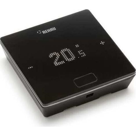 REHAU NEA SMART 2.0 Raumregler Funk mit Temp.-/Feuchtefühler, schwarz (HRB), 13280131004 (1/2)
