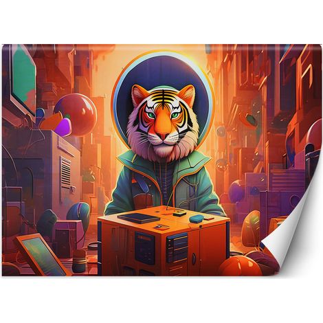 Fototapete Moderne Tiger Abstraktion 400x280 cm (1/5)