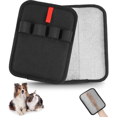 Gant Poil Chat, 1 Pièces Gant Anti Poils Animaux pour Chat et Chien Réutilisable Gant Brosse Toilettage pour Chat Et Chien,Gant pour Enlever Les sur Canapé Tapis Vêtements (1/5)