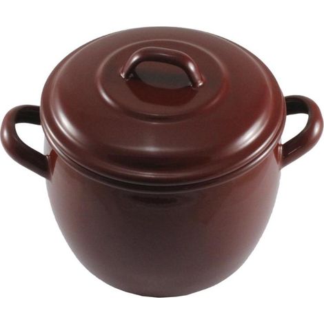 Olla esmalte clásico con tapa - 34 cm - 20 l (1/3)