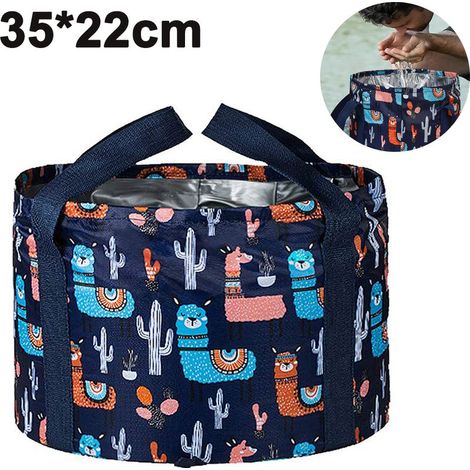 Faltbarer Eimer – Erweiterbarer Aufbewahrungseimer für Camping und Reisen – Wasserdichtes Oxford-Material + umweltfreundliches PEVA – 10 l (1/5)