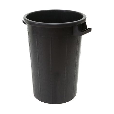 BIDONE IN PLASTICA SENZA COPERCHIO- Lt. 100  Diam. 53 cm  h. 66 cm- FF- pezzi 1