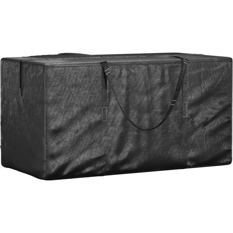 Maison Exclusive - Borse Porta Cuscini Giardino 2pz Nere 150x75x75 cm Polietilene