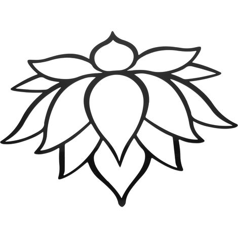 Sticker Mural Miroir Acrylique Lotus, Décoration Murale Naturelle Amovible pour Salon, Chambre Ou Bureau (1/5)