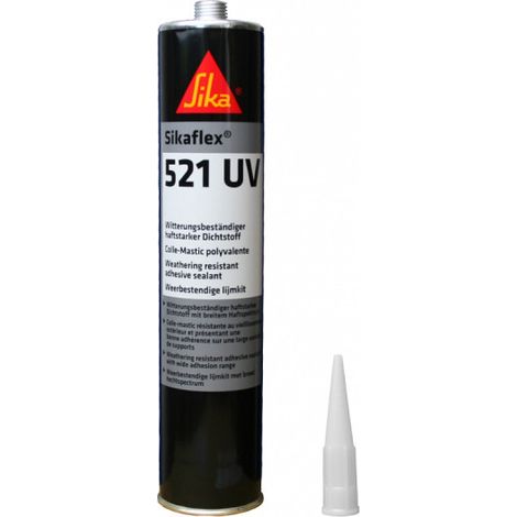 [MAI USATO] Adesivo sigillante ibrido UV SIKA Sikaflex 521 - Bianco - 300 ml