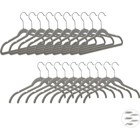 Percha de terciopelo