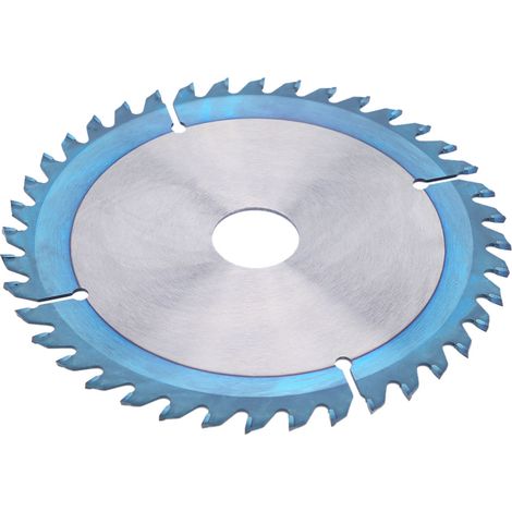Lame de scie circulaire à revêtement bleu pour la coupe du bois, disque de 1" ID 40T (6" OD)
