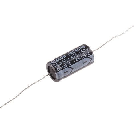 Condensateur RS PRO 470µF, 50V c.c.