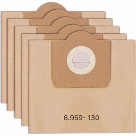 Bolsas para aspiradora Ulisem (5 unidades) para Kärcher, bolsas rectas para aspiradora Kärcher WD3/MV3/WD 3 Premium (1/4)