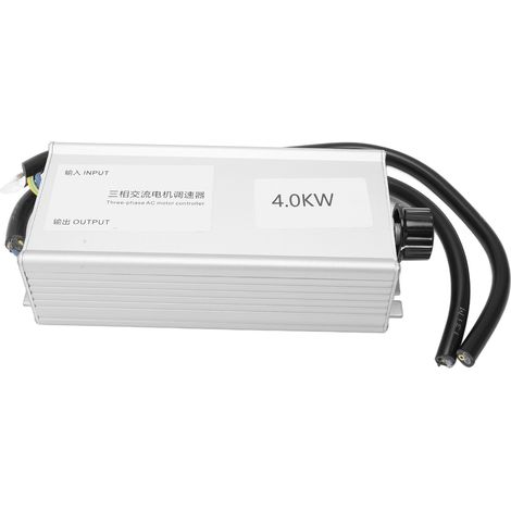 Commande de moteur à courant alternatif, triphasé, ventilateur haute efficacité, variateur de vitesse continu, 380 V, 4 kW (1/5)