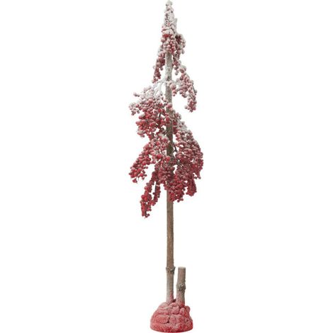 Arbre de Noël Déco "Grosses Baies" 108cm Rouge (1/2)