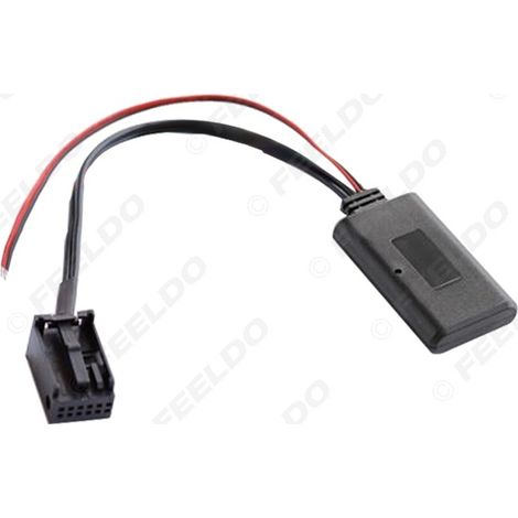 Compatible avec les lecteurs CD Porsche CDR30/31/PCM3 et les récepteurs audio sans fil Bluetooth (entrée AUX). Câble audio AUX.