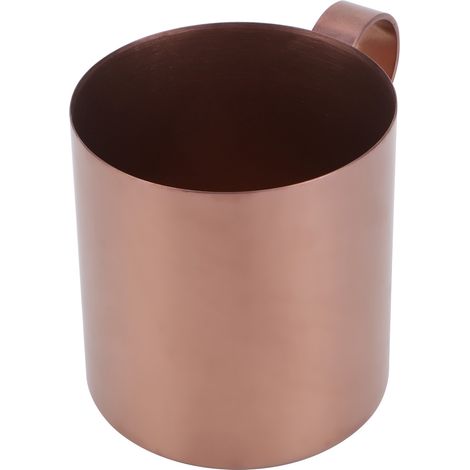 Tasse à Cocktail 400ml en Acier Inoxydable 304, Couleur Or Rose pour Bière, Café ou Eau, Accessoire de Bar