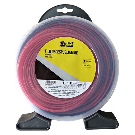 Filo decespugliatore tondo redplus-r mm2.4x87mt