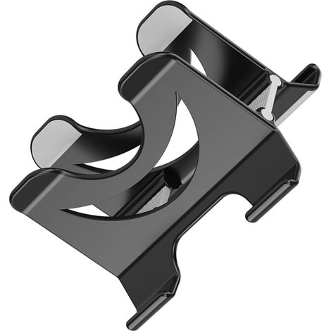 Support pour Ordinateur Portable et Tablette en Silicone Noir, Support Vertical Ergonomique Dissipation Thermique pour Bureau et Maison (1/5)