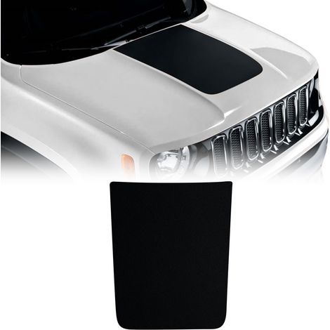 Adesivo Sagomato per Cofano Jeep Renegade, Nero Opaco (1/4)