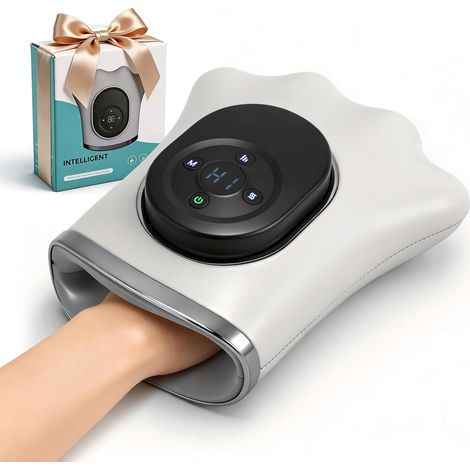 Handheld massager with heat and compression,  Cordless handheld massager for arthritis and carpal tunnel syndrome,  Finger massager (1/5)