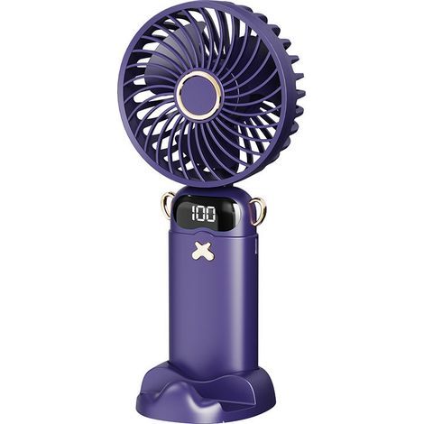 Ventilateur portable, ventilateur à piles, ventilateur rechargeable USB, mini ventilateur personnel-AquaForge