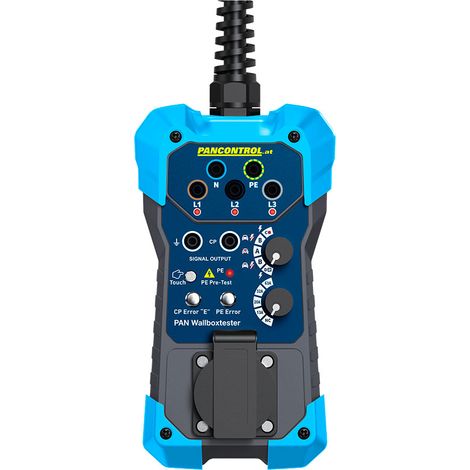 Adaptador de prueba para estaciones wallbox tipo 2, carga ac