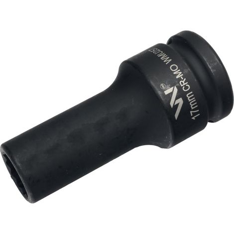 Vaso de impacto de 3/4" de doce puntas fabricado en acero CrMo de 17 mm de largo, modelo D90 Slim Waryński (1/3)