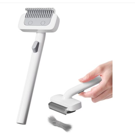 Peine para gatos de pelo largo - Peine para perros que no suelta pelo - Apto para gatos de pelo largo y corto - Desenreda suavemente, apto para uso en interiores y exteriores. (1/5)