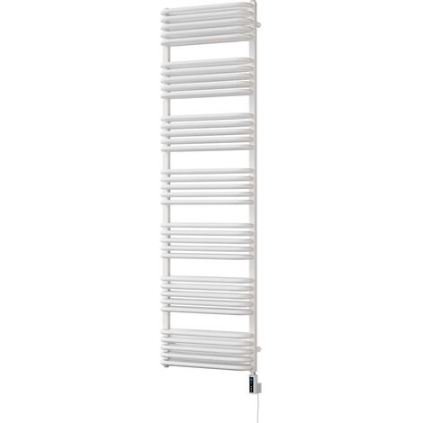 Crossmoor - White Electric Towel Rail H1800mm x W500mm 1200w Thermostatic WIFI (1/2)