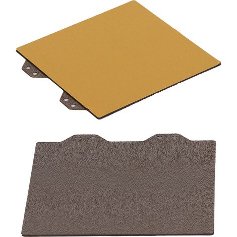 Plateau chauffant pour imprimante 3D, plaque en acier fritté, double face magnétique (côté B), 120 x 120 mm, pour Voron V0 (1/5)