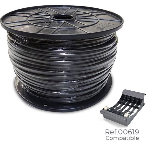 E3/28975 BOBINE CÂBLE ACRYLIQUE 1KW 3X1MM NOIR 300MTS (BOBINE GRANDE Ø400x200mm)