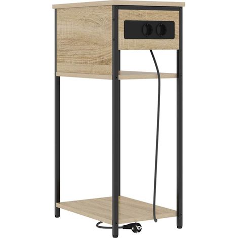 Maison Exclusive - Armadio da Notte Rovere Sonoma 41 x 28 x 76 cm