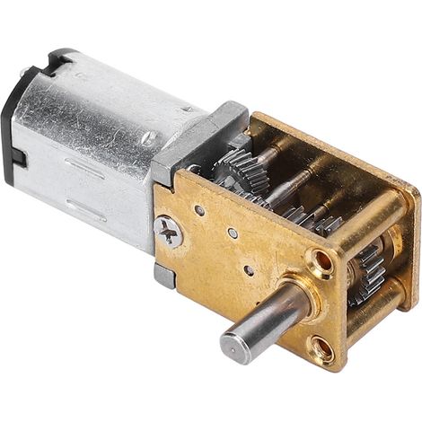 Mini moteur à engrenages, micro-réducteur à vis sans fin, moteurs CC à balais, dispositifs électroniques 1218GEN20 (DC3V 16RPM) (1/5)
