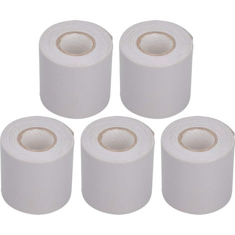 5 Pièces Ruban de Tuyau de Climatiseur, Largeur 6cm, Longueur 11 Mètres - Gris PVC Bande Adhésive Protection Tuyau Isolation Tubes Cuivre Connecteurs Électriques Accessoires Appareils Maison (1/5)