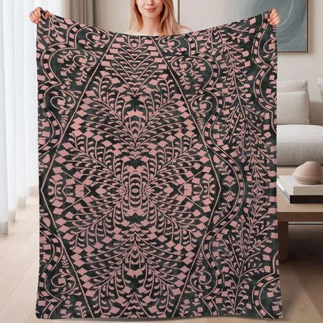 Couverture de lit en polaire, microfibre douce et confortable légère pour le printemps, décoration intérieure stylée, cadeau pour femmes et hommes, 6080 pouces (1/4)