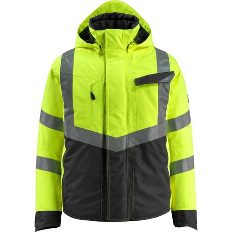 Mascot SAFE SUPREME Warnwinterjacke wasserdicht Klasse 3 Hastings 15535 Gr. M hi-vis gelb/schwarz