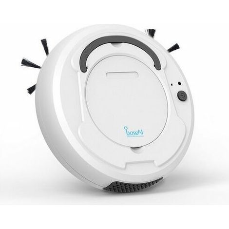 Aspirateur robot, Robot Laveur, Aspirateur robot 3 en 1, 1200MAH, 3W, 3.7V, Blanc, KINSI (1/5)