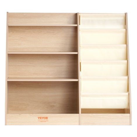 Bibliothèque pour Enfants 4 niveaux Meuble de Rangement 10 (1/5)