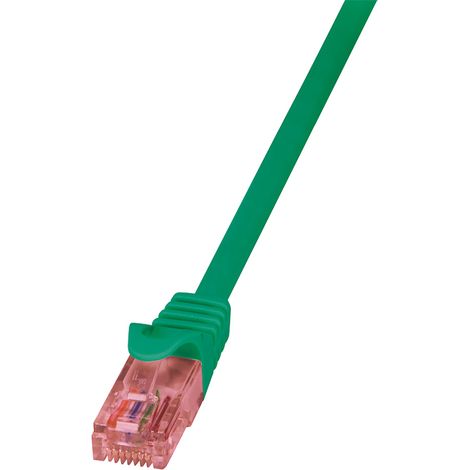 LogiLink 1m Cat.6 U/UTP cable de red Verde Cat6 U/UTP (UTP)