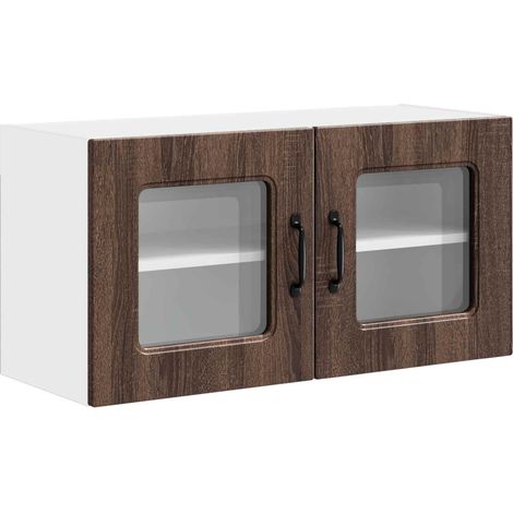 Maison Exclusive - Panneau de lave-vaisselle Kalmar Chêne brun 80 x 31 x 40 cm (1/5)