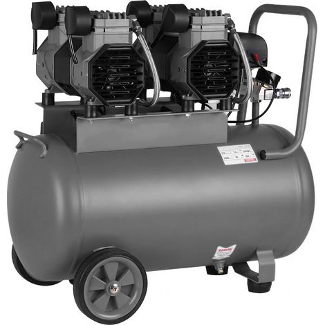 Compresor de aire profesional con certificado CE SILENCIOSO, 50 litros 3 cv 8 Bares