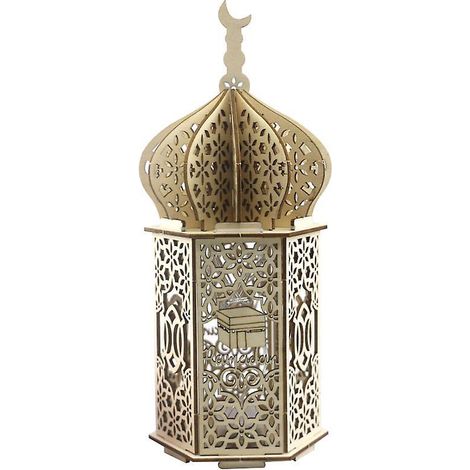 Voici une proposition de titre produit en français, intégrant des mots-clés variés et respectant la limite de 190 caractères :
Décoration de table Eid Mubarak, Phare Lumineux Musulman, Fête Islamique (1/4)