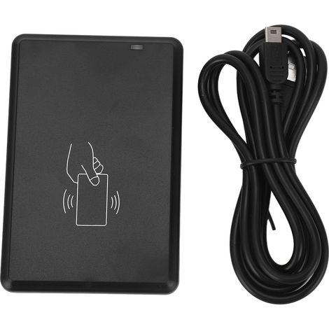 Lecteur de Carte IC 13,56 MHz RFID Haute Fréquence pour Contrôle d'Accès USB Lecteur de Cartes Magnétiques et Smart Cards Compatible avec Systèmes de Sécurité (1/5)