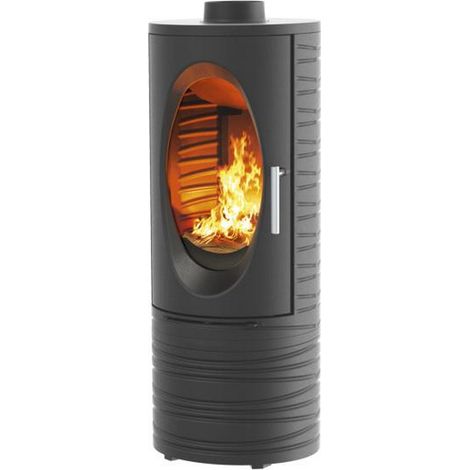 Schwarzer 7kw holzofen aus gusseisen - Godin - 420012 (1/2)