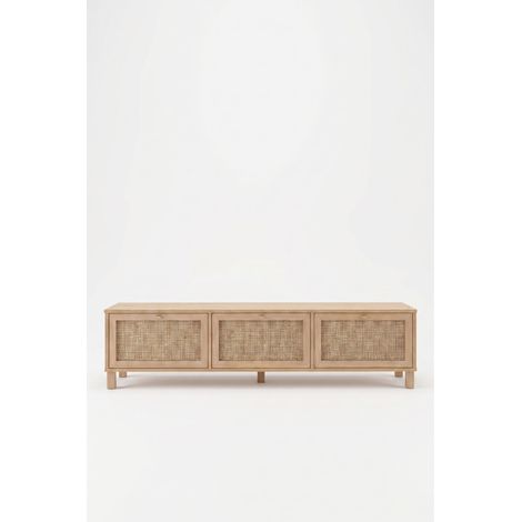 Mobile TV in legno "Dune" - 180 x 45,6 x 32 cm - Rovere (1/5)