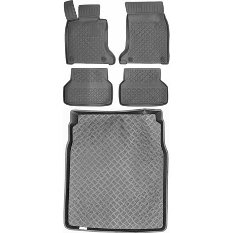 Juego de alfombrillas para coche y maletero para BMW Serie 5 E60 Sedán (2003-2010).