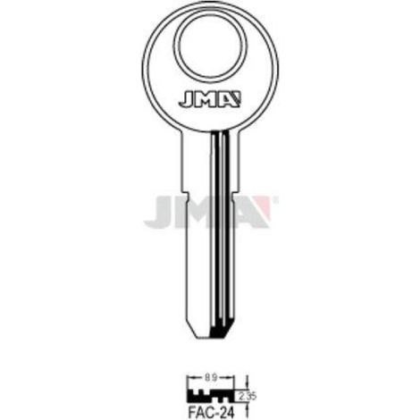 JMA llave punto jma fac-24 (caja 10) , DETALLES
Referencia               FAC-24
Para:                       FAC ®Catálogo
CAT.                        LLAVES-KEYS - C.12
Clase