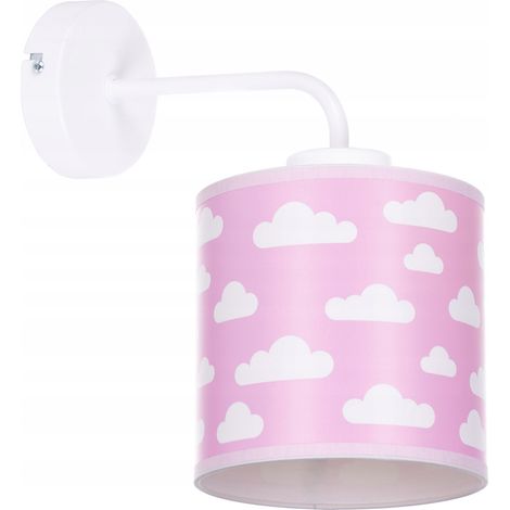 Lampada da parete moderna con paralume, Nuvole Bianche