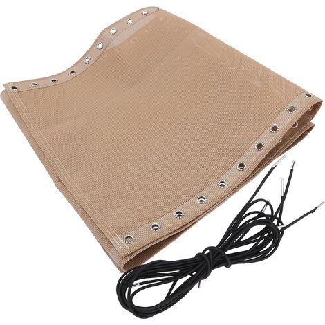Tissu De Rechange pour Balancelle D'Extérieur Chaise Longue Pliante Tissu De Réparation Toiles De Rechange Beiges (1/5)