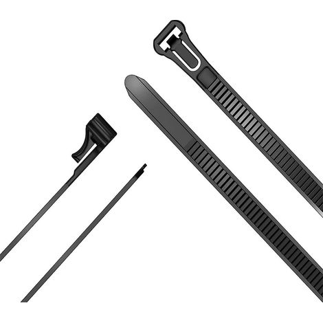 Colliers de serrage, colliers de serrage longs, attaches résistantes aux UV (1/5)